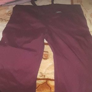 Maroon uniform pants